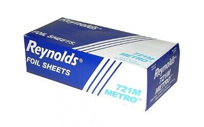 Reynolds Wrap - Metro Pop-Up Aluminum Foil Sheets, 12X10 3/4, 6 Boxes of 500