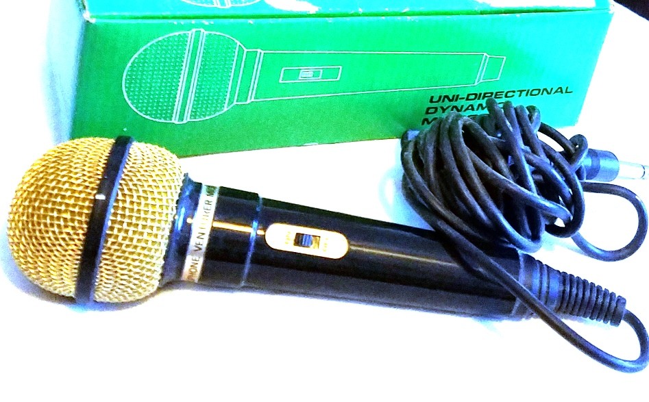 Older 8” Uni-Directional Dynamic Microphone Wired