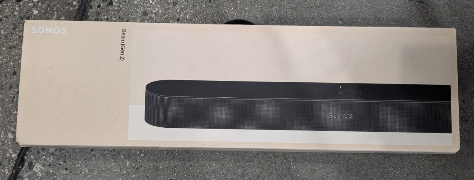 【新品・未開封】SONOS Beam gen 2(Gen 2)　黒 サウンドバー Amazon.com: Sonos Beam Gen 2 - Black - Soundbar with Dolby