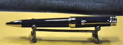 ''MONTEGRAPPA''  Parola  ISWOTBAD Navy Blue Italian c.2002's Ballpoint pen  w/Case