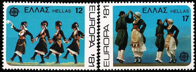 Grece 1981 Cept Europa  Yt NÂ° 1423 Et 1424 Neufs ââ Luxe / Mnh   