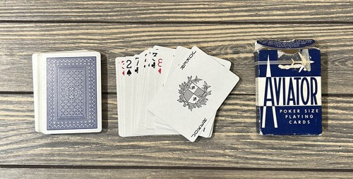 Vintage Aviator Poker Size Playing Cards The Us Playing Card