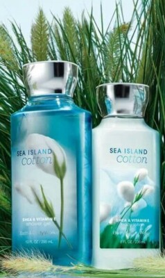 Bath & Body Works Sea Island Cotton Shea Enriched Body