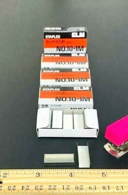 ((FRESH!)) 4 BOXES   4000 STAPLES   FOR VINTAGE SWINGLINE TOT OR TOT 50 STAPLERS