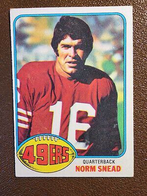 1976 Vintage Topps Football *NORM SNEAD* #163 VG San Francisco 49ers NFL QB
