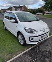 2012 62 Vw 1.0 High Up 5dr White Full Service History 