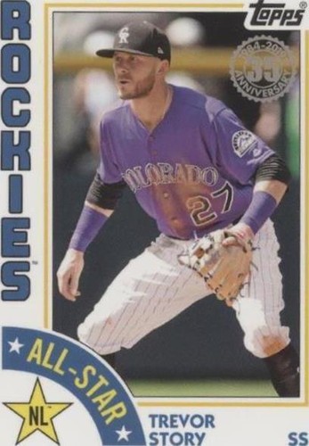 2019 Topps Mini - Trevor Story #84AS-TS