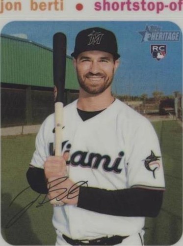 2020 Topps Heritage High Number - Jon Berti #THC-540