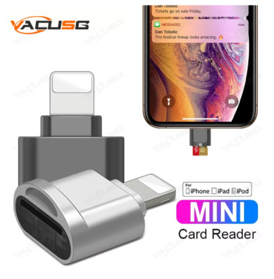 Micro SD Card Reader Converter Suitable For IPhone IPad,OTG To Micro SD/TF Card