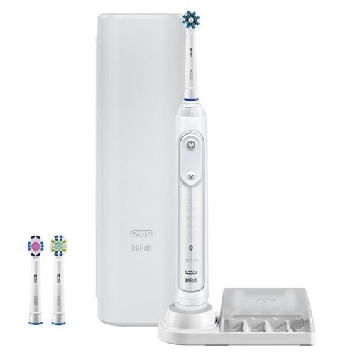 【送料無料】BRAUN Oral-B GENIUS S 7500 ホワイト Oral-B 7500 Power Rechargeable Electric Toothbrush