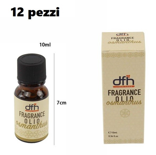 Set 12 Oli Essenziali 10ml Profumo Ambiente Fragrance Oil Osmanthus dfh