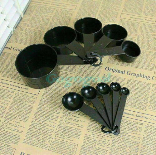 DE Messlöffel & Messbecher Set Kunststoff 10-teilig Dosier-Cups amerikanisch USA