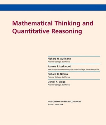 Mathematical Thinking and Quantitative Reasoning