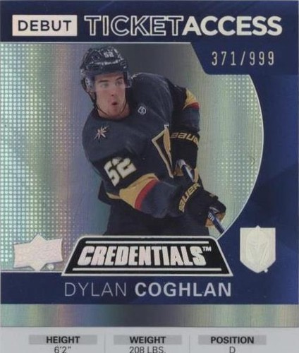 2021-22 Upper Deck Credentials - Dylan Coghlan #119