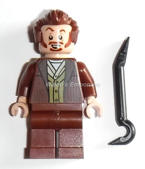 Lego Ideal MiniFigure, MARVIN 'MARV' MURCHINS w/ Crowbar, from Home