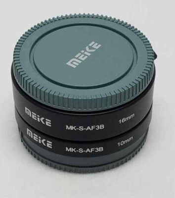 Meike MK-S-AF3B Auto Focus Macro Extension Tube Set Ring For Sony Micro DSLR NEW