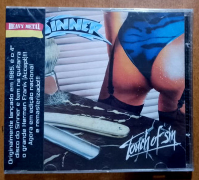 Sinner - Touch of Sin German 80´s Heavy Metal Braz. Edition w/ Bonus Track
