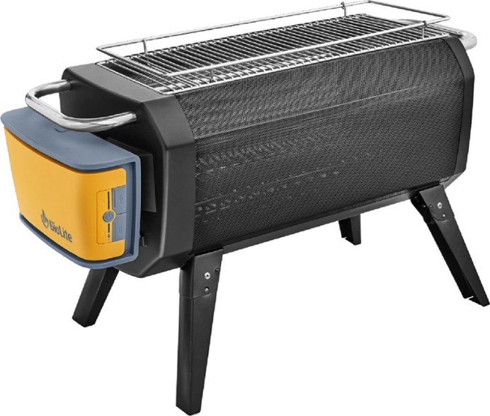 BioLite FirePit * Smokeless Fire Pit Grill * Wood Charcoal Burning USB Bluetooth