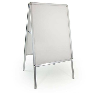 A1 Plakatständer Werbetafel Alu Aufsteller doppelseitig klappbar mit Folien 