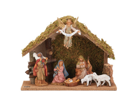 Fontanini 5'' Scale 7-Piece Nativity Set intricately handcrafted and hand-painted