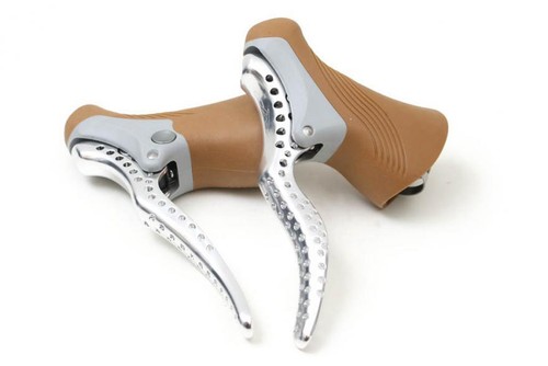 TRP RRL-SR Lightweight Retro Brake Levers Gum Hoods Road Classic Urban Bikes