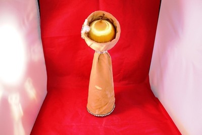 hand-made 12" bottle art holiday ornament & vintage anchor