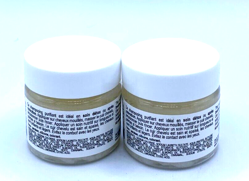 Lot/2 Christophe Robin Cleansing Purifying Scrub With Sea Salt ~ 1.35 oz x 2