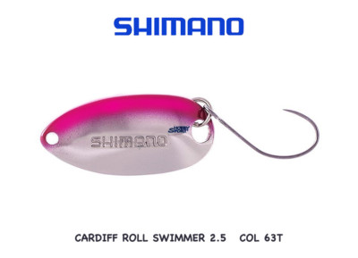 CARDIFF ROLL SWIMMER  SPOON  2,5 GR col. 63T PINK TROUT AREA SHIMANO JAPAN