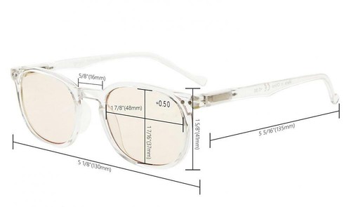 2-Pack Vintage UV Protection Reading Glasses Computer Readers
