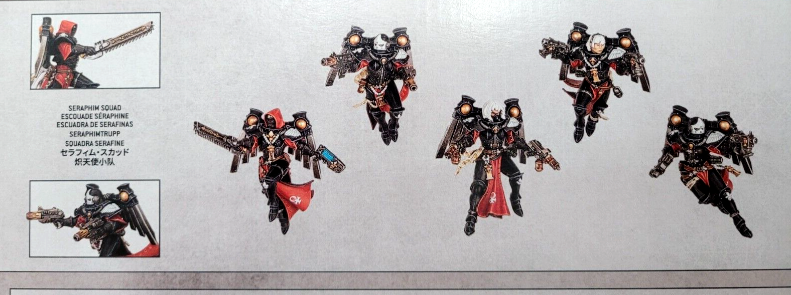 40K Seraphim Zephyrim Adepta Sororitas Warhammer Battleforce