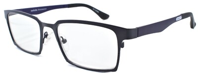 Eyebobs Protractor 905 02 Unisex Reading Glasses Gunmetal / Blue +3.50