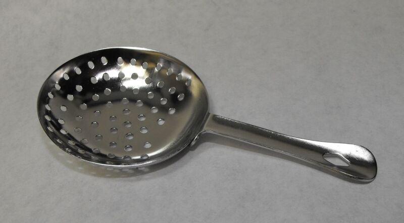 (1x) Bar Cocktail JULEP STRAINER Stainless Steel EACH *FREE USA SHIP*