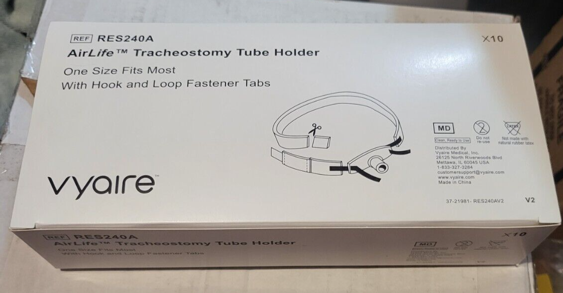 Vyaire Medical RES240A, AirLife® Tracheostomy Tube Holder, Qty 10