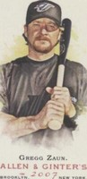2007 Topps Allen & Ginter's - Gregg Zaun #232