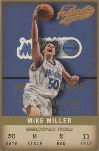 2001-02 Fleer Authentix - Mike Miller #97