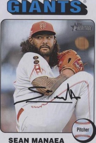 2024 Topps Heritage Mini - Sean Manaea #64