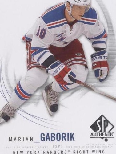 2009-10 SP Authentic - Marian Gaborik #20