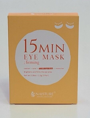 Naisture Natural Moisture 15 min Eye Mask Firming  5 Pair