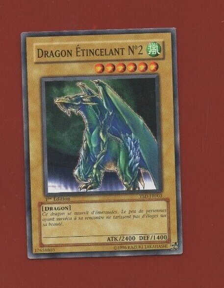 Konami Yu-Gi-Oh Dragon Glitzernde - YSD-FR005 (B1643) | eBay
