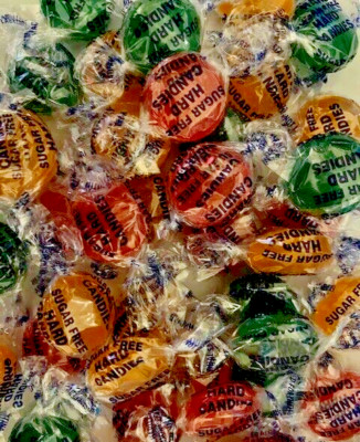 *Sugar Free* Assorted Fruit Flavored Hard Candy- {1/2 POUND BULK BAG }