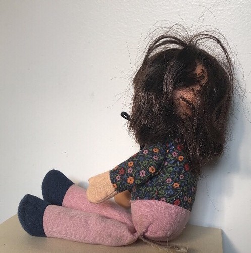 Vintage 1978 Fisher Price Toys #243 My Friend Bobbie Lapsitter Stuffed 9” Doll