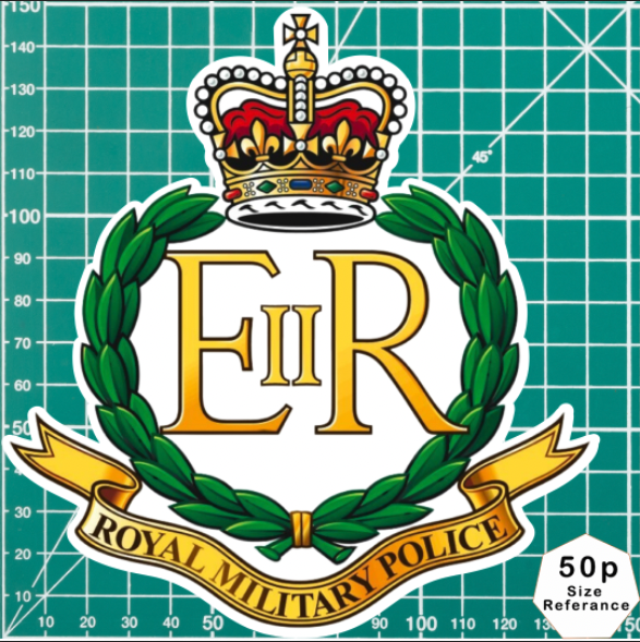 Royal Military Police Waterproof Vinyl Stickers (old style) - Official Reseller - Picture 11 of 11