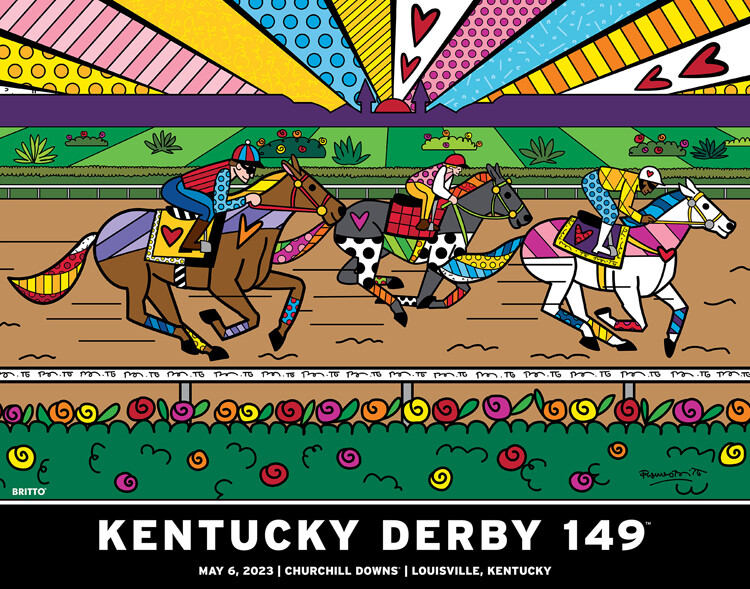 149th KENTUCKY DERBY 2023 Horse Racing OFFICIAL 22x28 POSTER