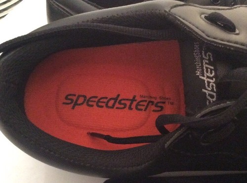 Speedsters Black Marching Shoes Unisex Size W 12.5 M 10.5