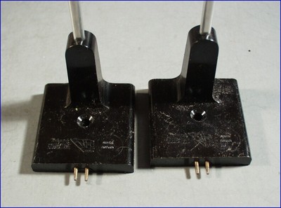 VINTAGE TWO TRIANG SCALEXTRIC SLOT CAR ARENA FLOOD LIGHTS