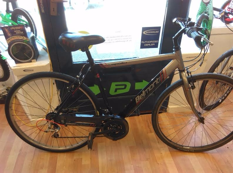 belmont hybrid bike