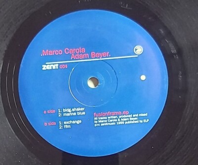 Marco Carola/Adam Beyer 1999 2 LP Dub Mixes, Imports, NM Cond Pre-owned...