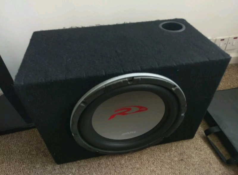 Alpine Type R 15" dual coil 2 ohm Subwoofer bass box speaker in