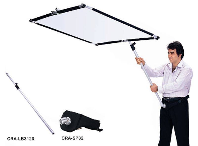 FALCON EYES CR-1520K1-CR-T Durchlichtsegel Diffusor Panel (weiß) 150x200 cm