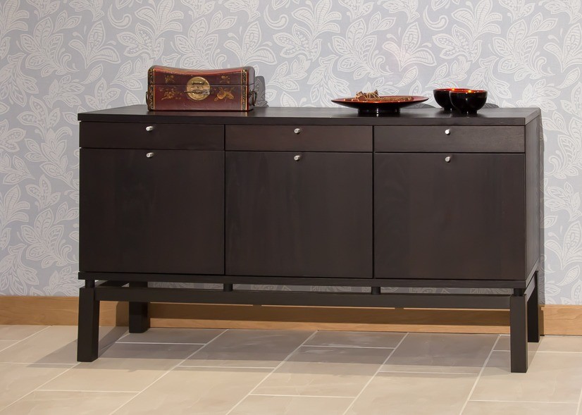 SOLD **** Sideboard black/brown Ikea ****SOLD in Biggar, South